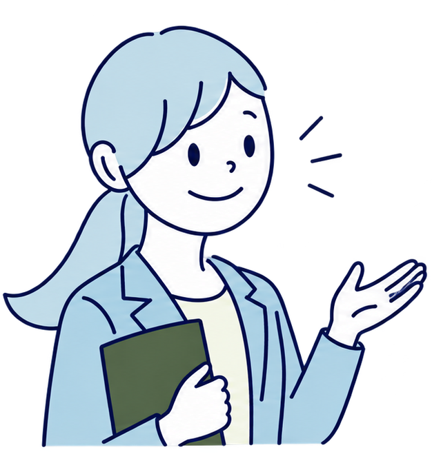 穏やかに耳を傾けるキャリア相談員のイメージ